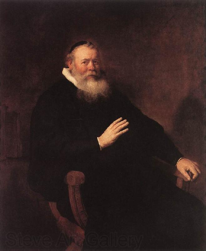 REMBRANDT Harmenszoon van Rijn Portrait of Eleazer Swalmius Norge oil painting art